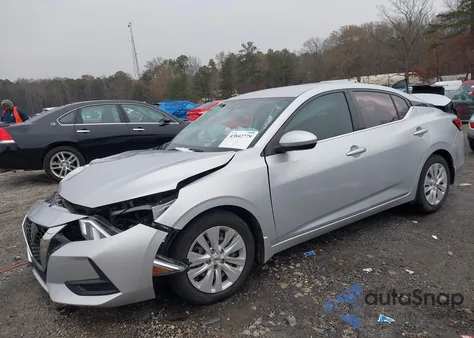 2021 Nissan Sentra S Xtronic Cvt from USA, damaged, VIN 3N1AB8BV1MY284937